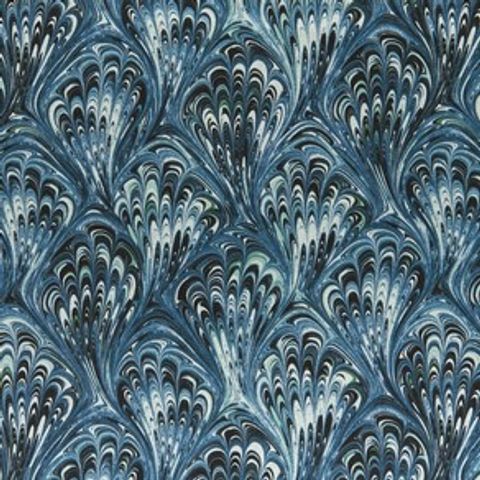 Pavone Teal Upholstery Fabric
