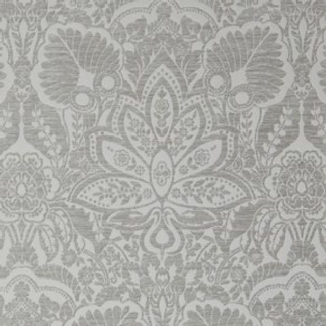 Clarke and Clarke Lusso Waldorf Silver