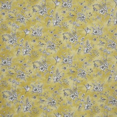 Finch Toile Buttercup Upholstery Fabric
