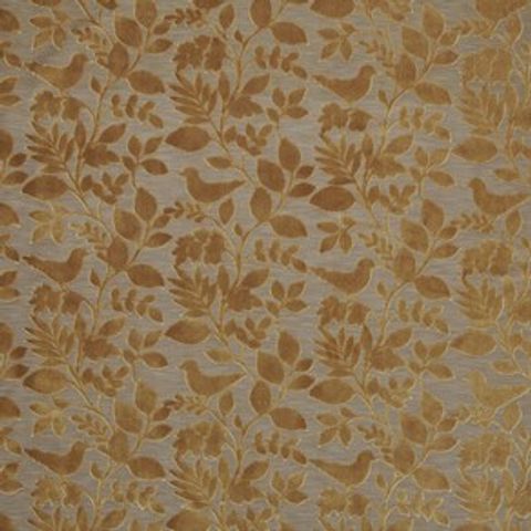 Orchard Birds Buttercup Upholstery Fabric