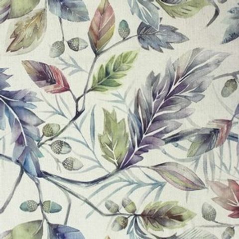 Danbury Loganberry Voile Fabric