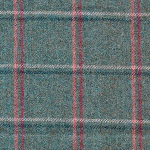 Glen Lyon Teal Upholstery Fabric