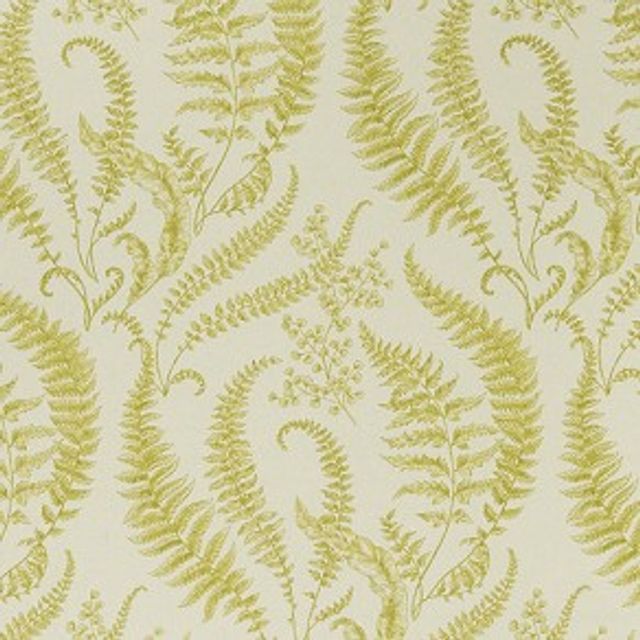 Clarke and Clarke Heaton Folium Chartreuse