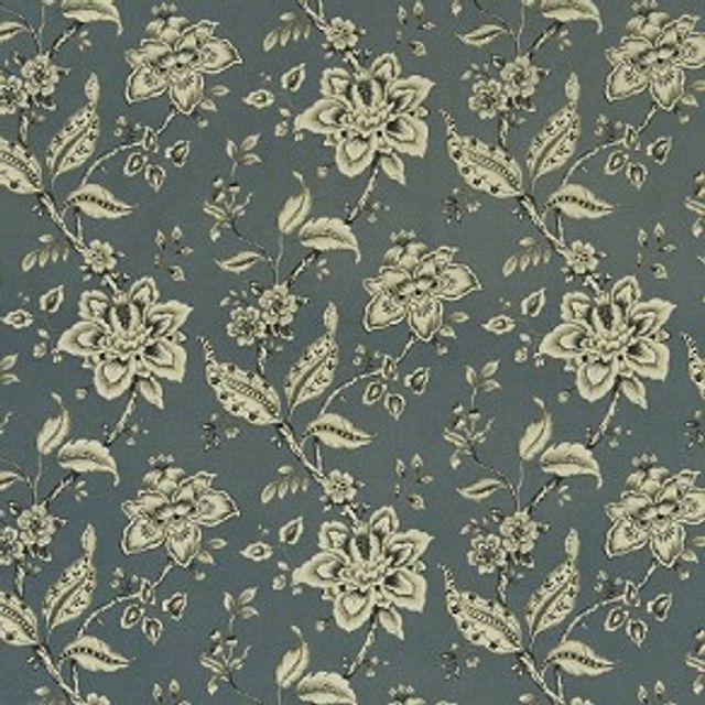 Clarke and Clarke Exotica Palampore Denim