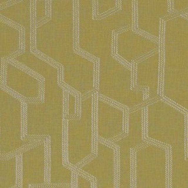 Clarke and Clarke Martello Labyrinth Citron