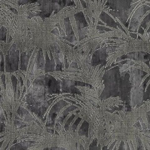 Tropicale Charcoal Upholstery Fabric