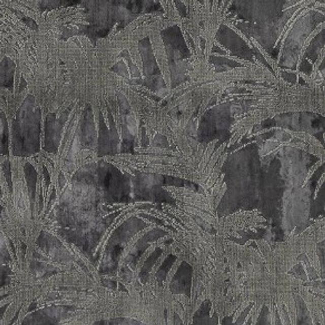 Clarke and Clarke Martello Tropicale Charcoal