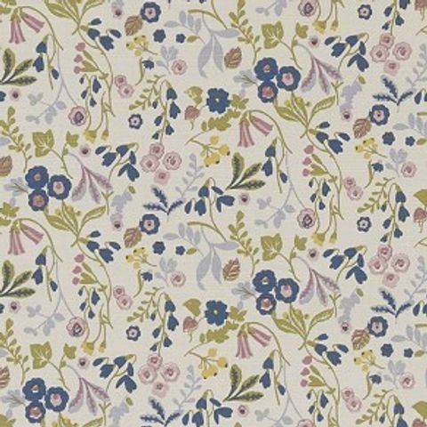 Ashbee Teal/Blush Upholstery Fabric