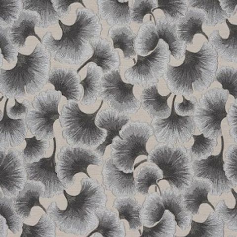 Gingko Dove Voile Fabric