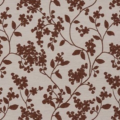 Sakura Burnt Orange Voile Fabric