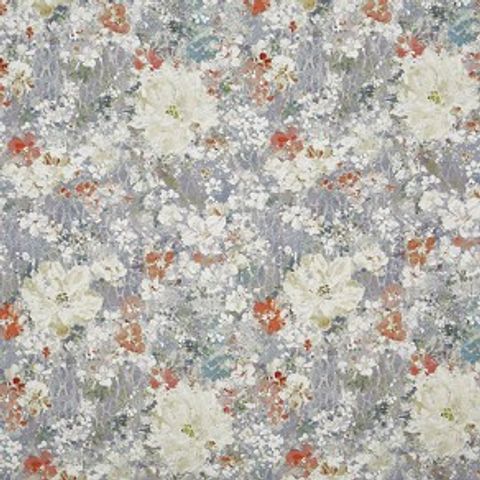 Giverny Lupin Voile Fabric