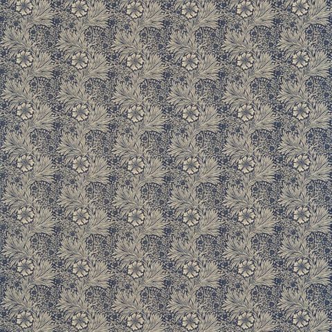 Marigold Indigo/Linen WM Upholstery Fabric