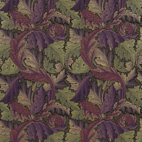 Acanthus Tapestry Grape/Heather Pelmet