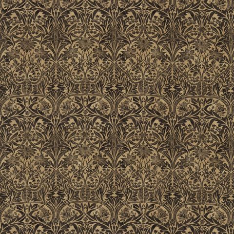 Bluebell Black/Manilla Upholstery Fabric