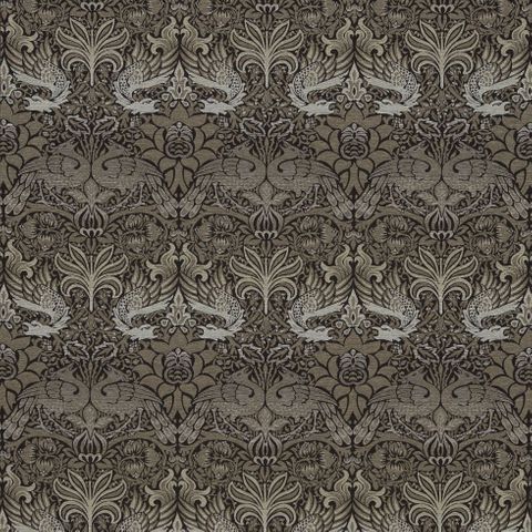 Peacock & Dragon Black/Bullrush Upholstery Fabric