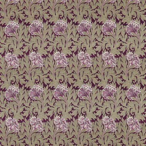 Tulip Heather/Olive Upholstery Fabric