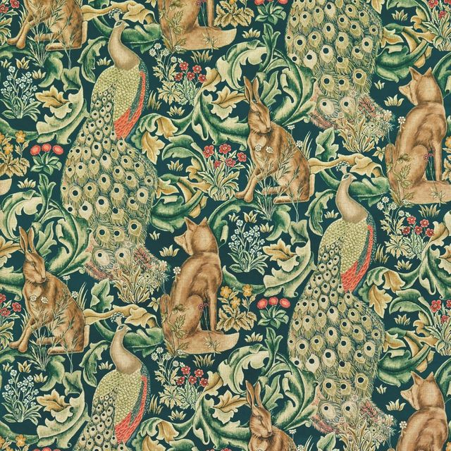 William Morris Archive II Prints Forest Azure