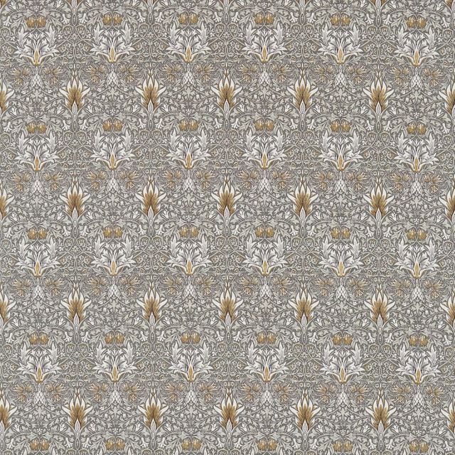 William Morris Archive III Prints Snakeshead Pewter/Gold Morris