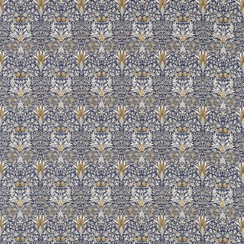 Snakeshead Indigo/Hemp Morris Upholstery Fabric