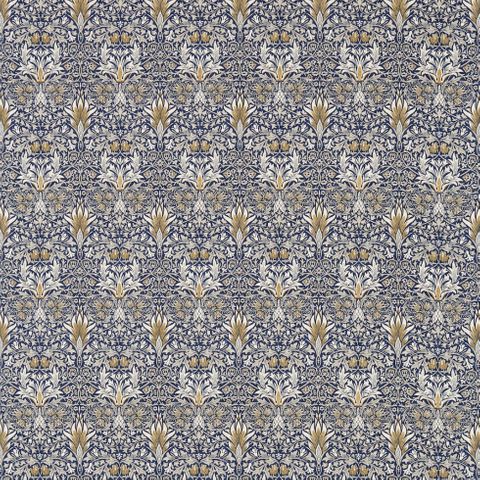 Snakeshead Indigo/Hemp Morris Upholstery Fabric