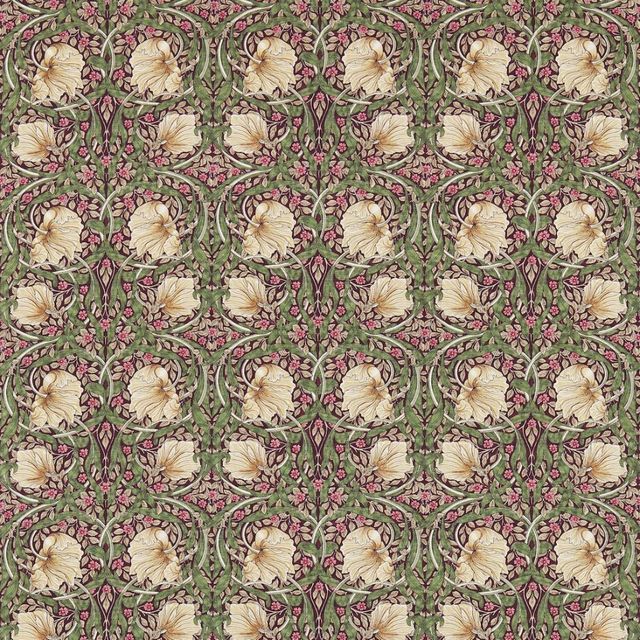 Pimpernel Aubergine/Olive Morris Upholstery Fabric