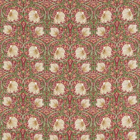 Pimpernel Red/Thyme Upholstery Fabric