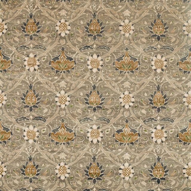William Morris Morris Archive IV - Purleigh Weaves Fabrics Montreal Velvet Grey/Charcoal