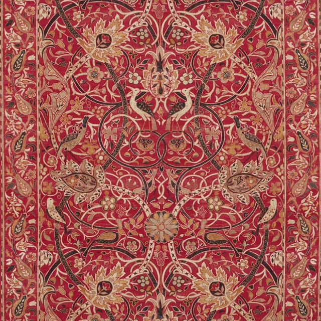 William Morris Morris Archive IV The Collector Fabrics Bullerswood Paprika/Gold