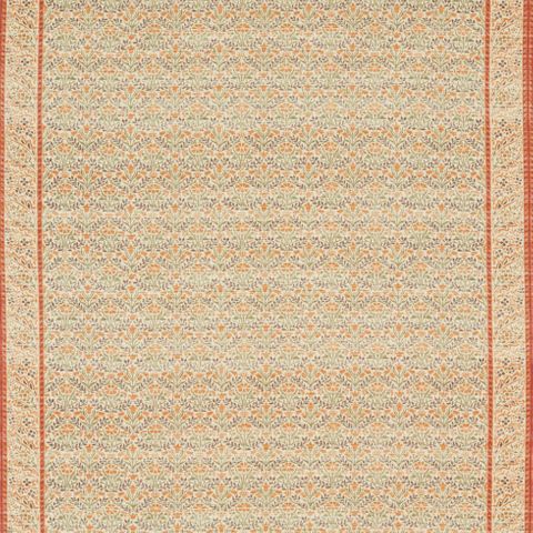 Morris Bellflowers Saffron/Olive Upholstery Fabric