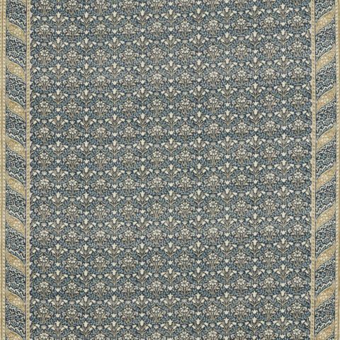 Morris Bellflowers Indigo/Sage Upholstery Fabric