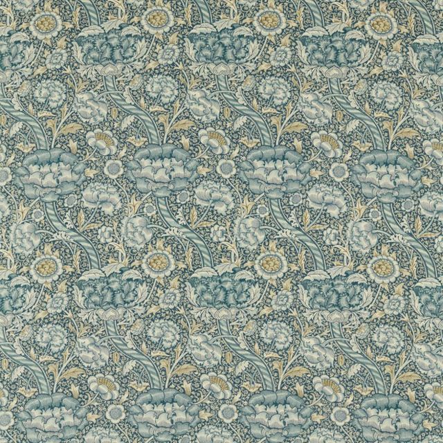 William Morris Morris Archive IV The Collector Fabrics Wandle Blue/Stone