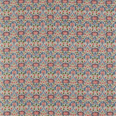 Little Chintz Indigo/Carmine