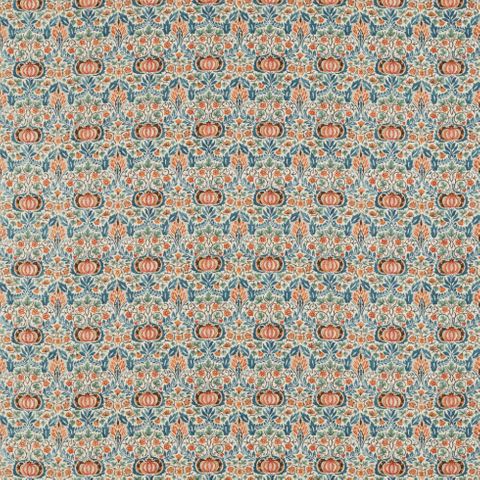 Little Chintz Teal/Saffron Upholstery Fabric
