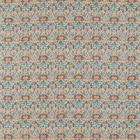 Little Chintz Teal/Saffron