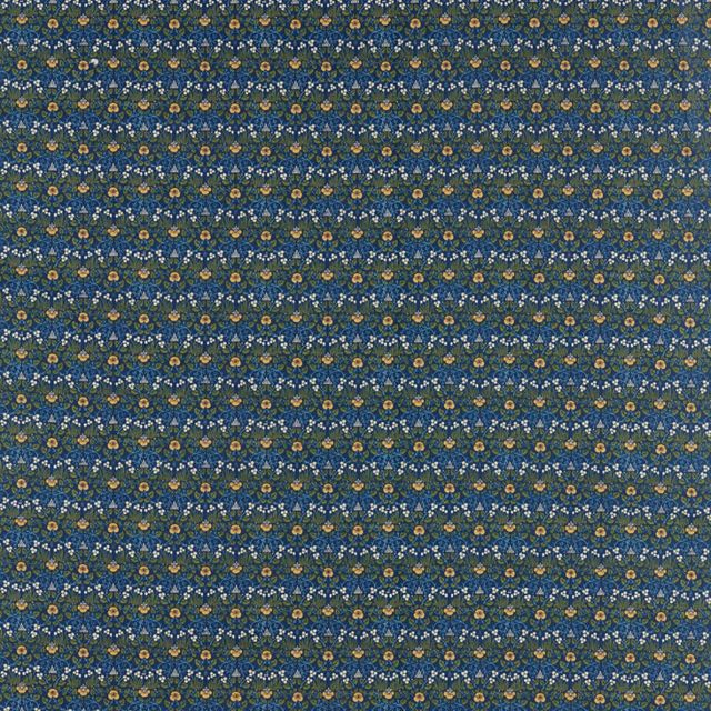 William Morris Morris Archive V Melsetter Fabrics Eye Bright Indigo