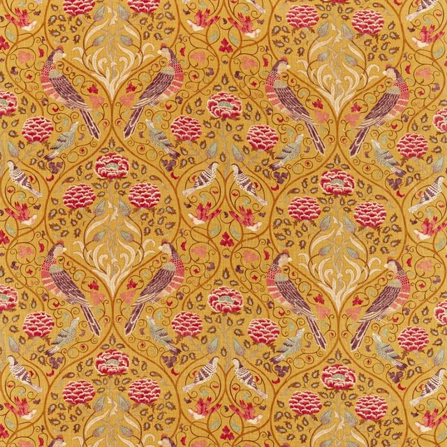 Seasons By May Saffron Upholstery Fabric