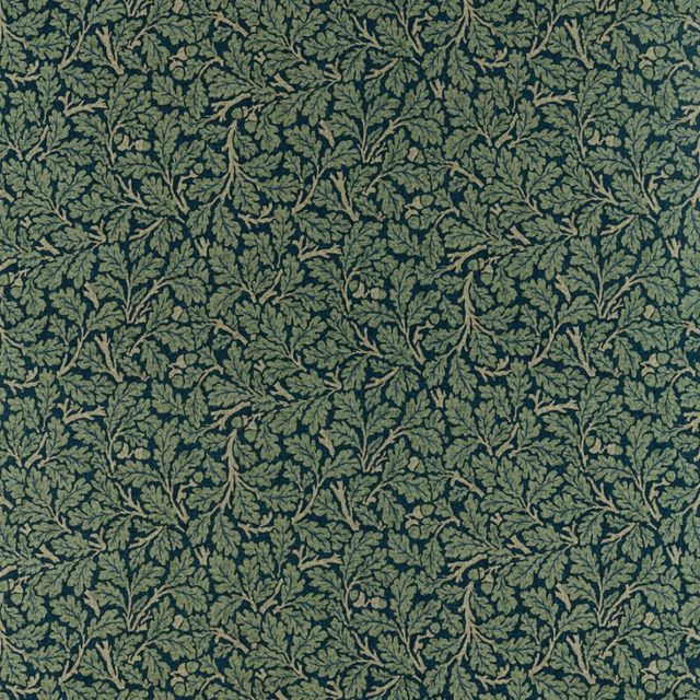 William Morris Morris Archive V Melsetter Fabrics Oak Teal/Slate
