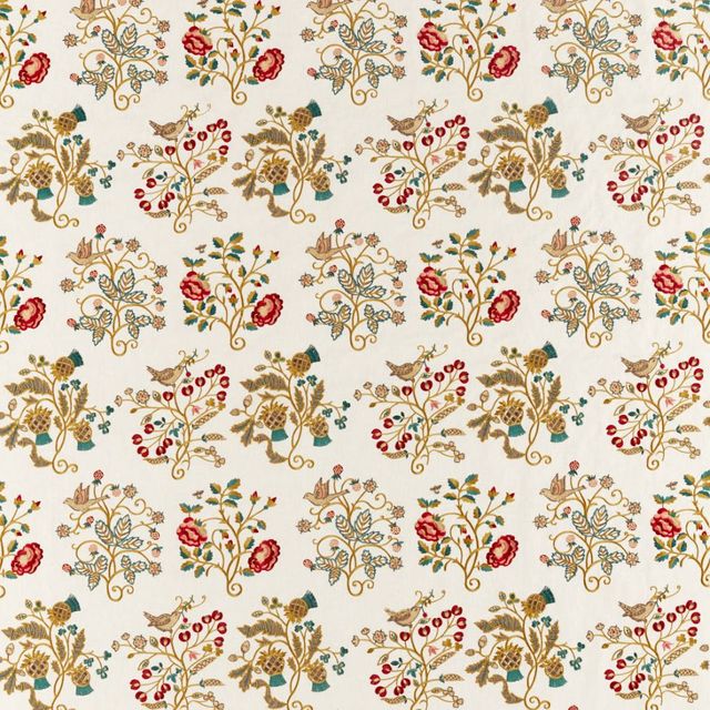 Newill Embroidery Antique/Carmine