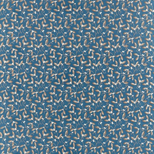 William Morris Morris Archive V Melsetter Fabrics Mistletoe Embroidery May Blue