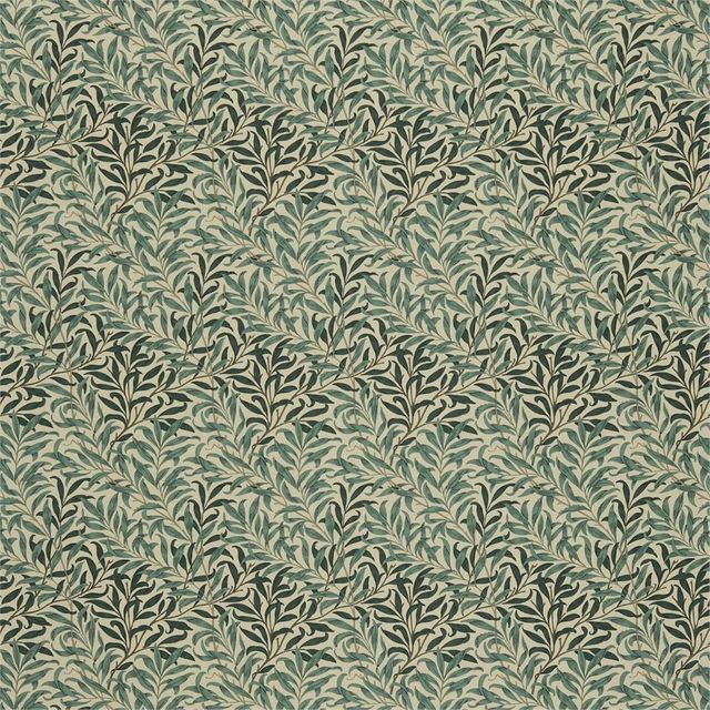 William Morris Morris Fabric Compendium I, II & III Willow Boughs Taupe/Green Morris