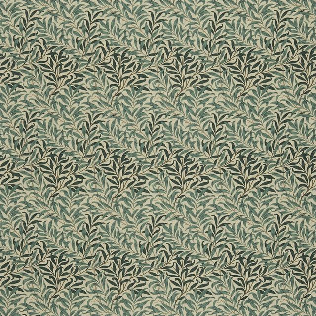 William Morris Morris Fabric Compendium I, II & III Willow Boughs Taupe/Green Morris