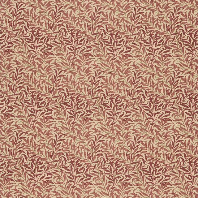 William Morris Morris Fabric Compendium I, II & III Willow Boughs Biscuit/Terracotta Upholstery Fabric