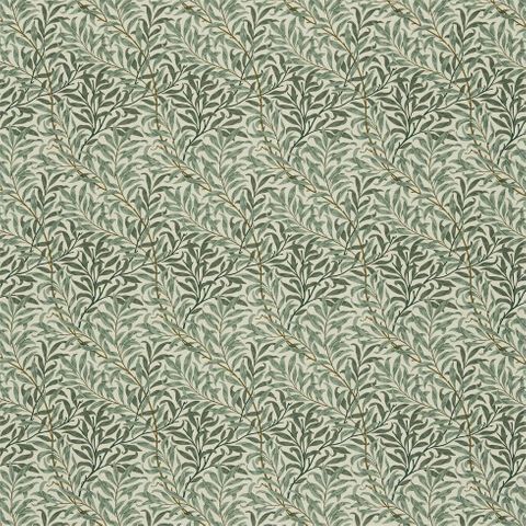 Willow Boughs Cream/Green Morris Upholstery Fabric