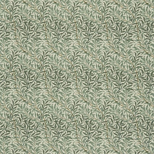 William Morris Morris Fabric Compendium I, II & III Willow Boughs Cream/Green Morris