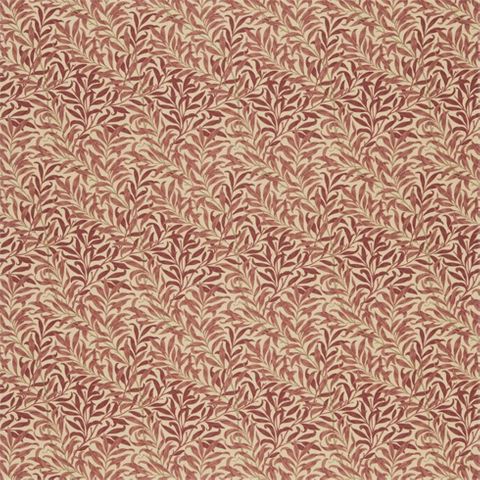 Willow Boughs Biscuit/Terracotta Morris Upholstery Fabric