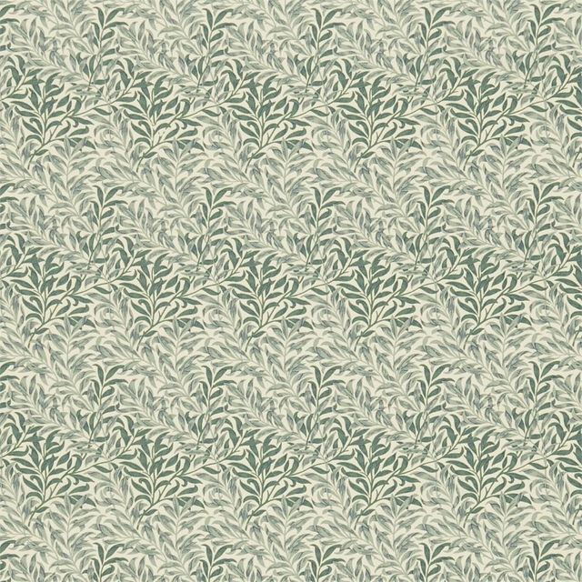 William Morris Morris Fabric Compendium I, II & III Willow Bough Minor Forest/Biscuit Morris Upholstery Fabric