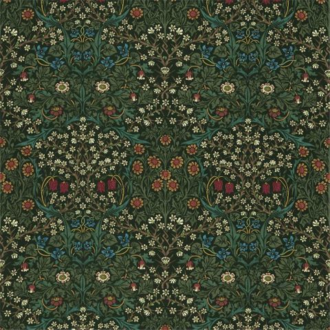 Blackthorn Green Morris Upholstery Fabric