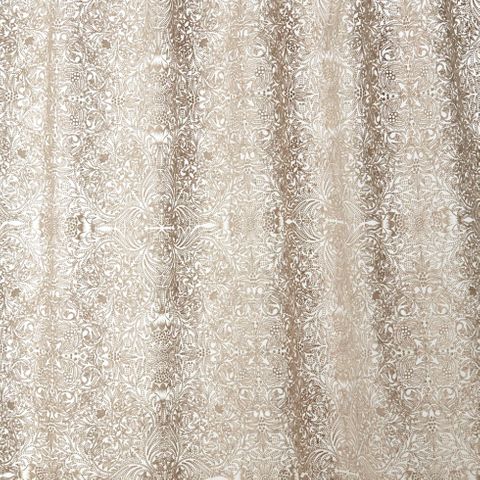 Pure Ceiling Embroidery Flax Voile Fabric