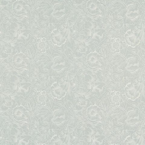 Pure Poppy Embroidery Wild Mint Voile Fabric