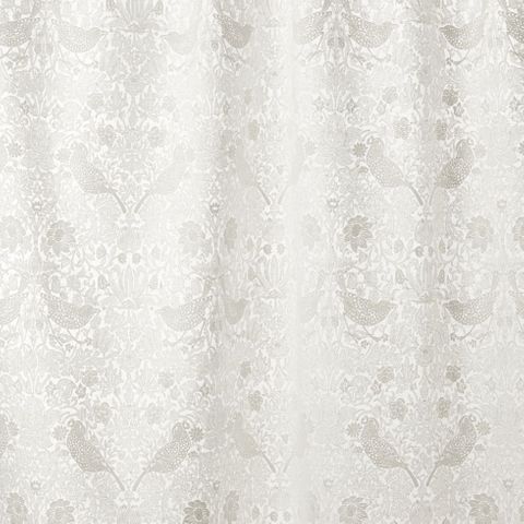 Pure Strawberry Thief Embroidery Paper White